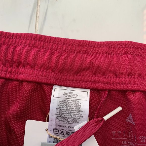 Adidas Men's Soccer Burgundy Tiro Track Pants Regular Tapered Leg Size L - Picture 11 of 16